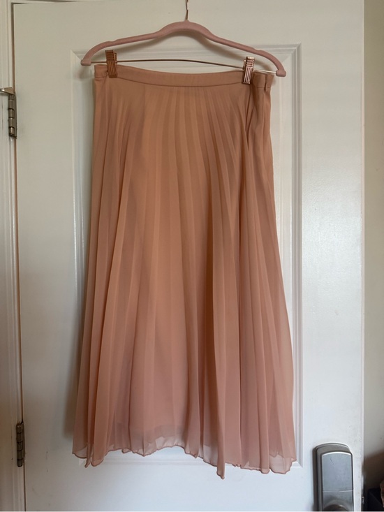 ASOS Dresses & Skirts - ASOS Pleated Chiffon Midi Skirt - Dusty Rose